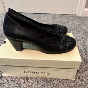Sonoma Life + Style Snesther Black Heels- Size 9!